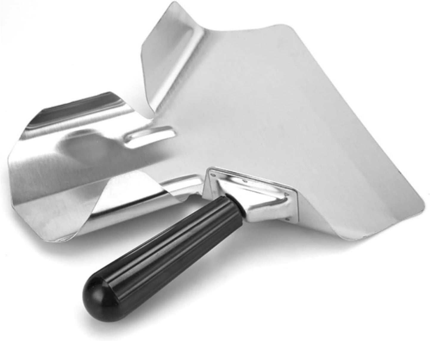 French Fry Popcorn Scoop Scooper, Stainless Steel Popcorn Scoop, Quick Fill Tool for Chip Popcorn Bagger Bags, Multipurpose Utility Scooper for Popcorn Machine Ice Candy Snacks Desserts