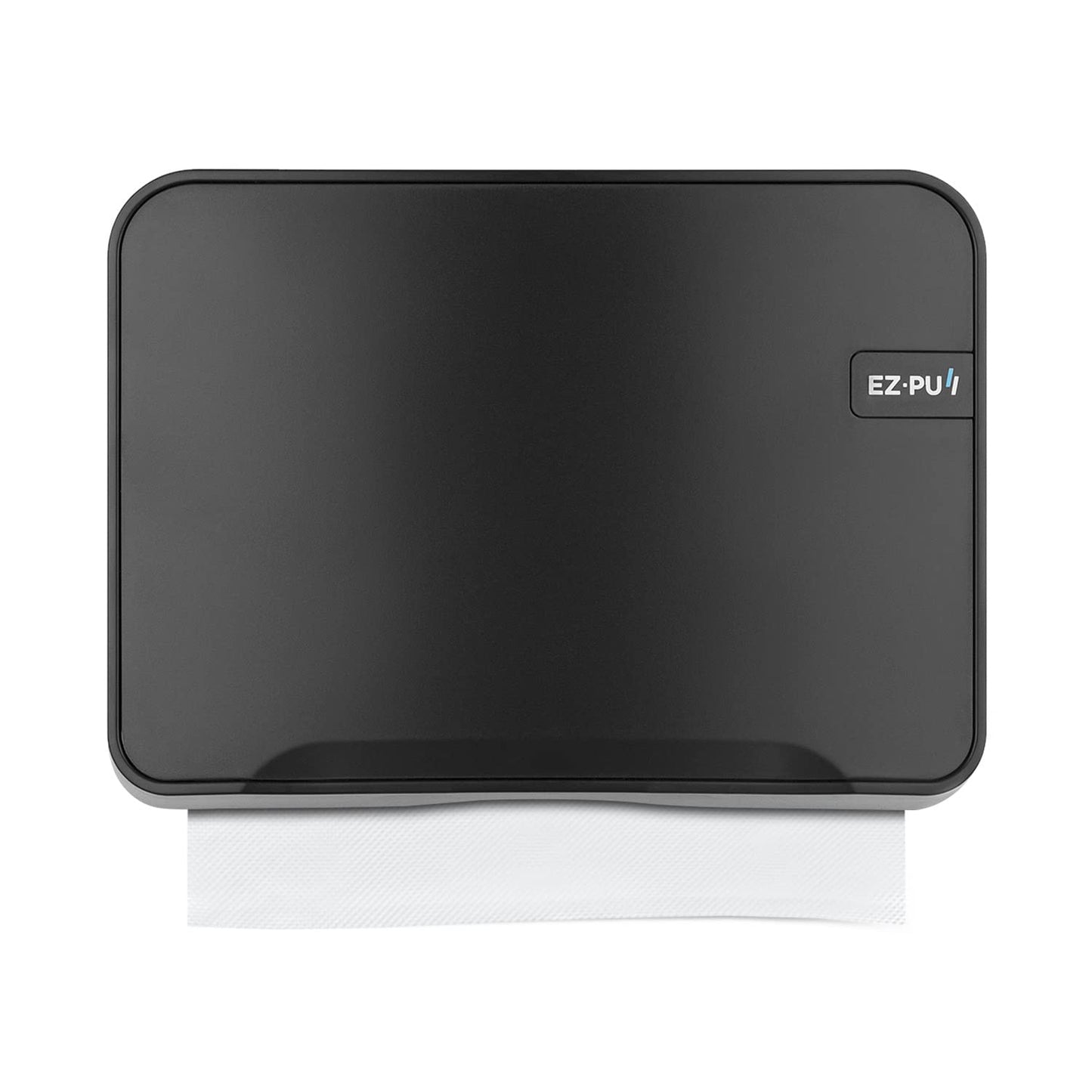 EZbrnd Wall Mount MULTIFOLD Paper Towel Dispenser for Kitchen/Bathroom/Office/RV/Airbnb, Black, 3200B-EZ