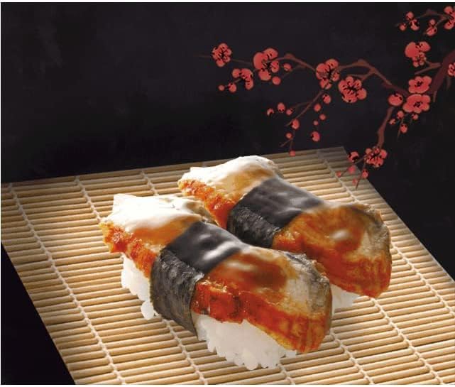 2 Pack Bamboo Sushi Rolling Mat, Sushi roll maker,Sushi making kit, Bamboo Sushi Rolling Mat,Sushi maker(9.5" x 9.6")