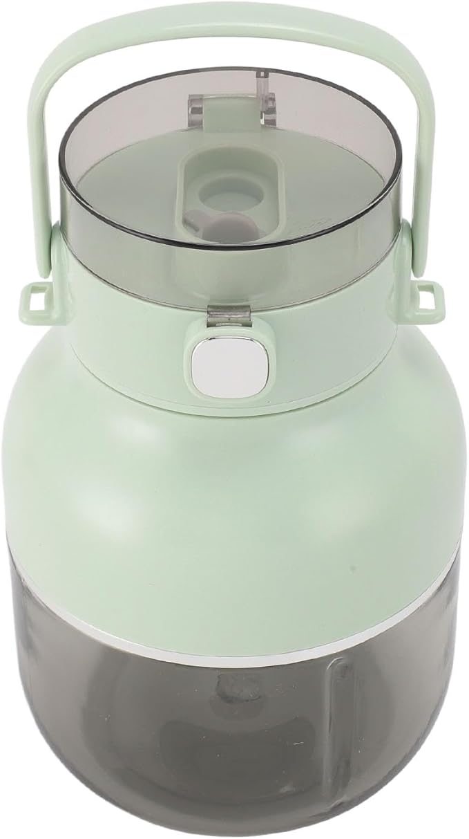 Portable Blender Cup Electric Juicer Cordless 500ML USB Rechargeable Mini Blender Cup with Straw (Green)