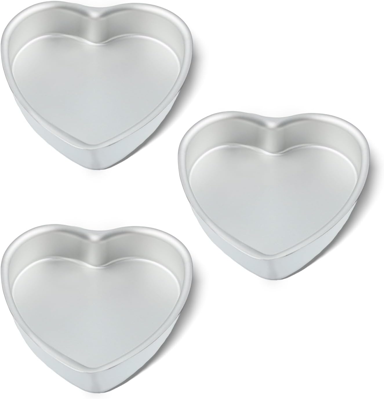 8 Inch Heart Shaped Cake PansSet of 3