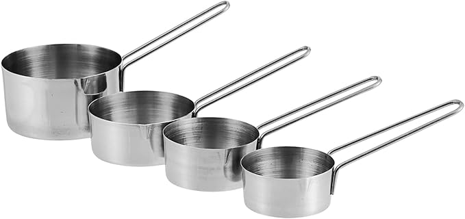 Vinod Cookware Heavy Duty Flat Bottom Stainless Steel Mixing Bowls with Lids, Measuring Cups, Measuring Spoons, Spatula & Stainless Whisk - Bowls for Meal Prep, Cooking, Mixing & Serving - Set of 5