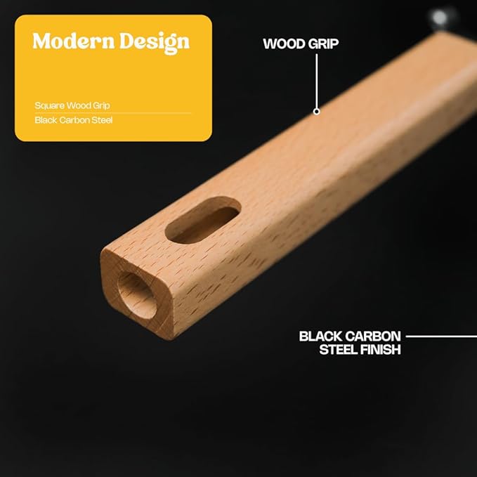 ANGORA BRANDS Wok Pan for Kitchen - Versatile Cookware - Good for Stir Fry - Nonstick Frying Pan - by Rolka