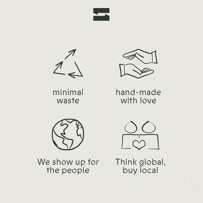 IWAS Upcycled Olive Drinking Glasses | 250 ML | 8.45 OZ | Set of 6 | Sustainable Water Glasses | Environmentally Friendly Dark Brown Glasses For Home