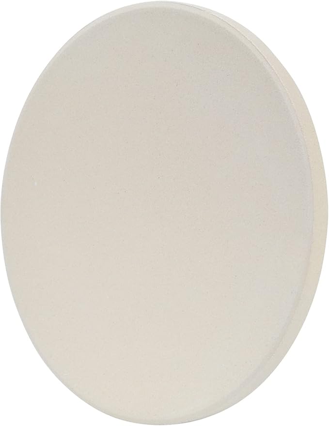 GasSaf 10" Round Pizza Stone for Oven and Grill, Small Baking Stone Safe and Duraable Cordierite, Cooking Stones for Baking Crisp Crust Pizza, Bread