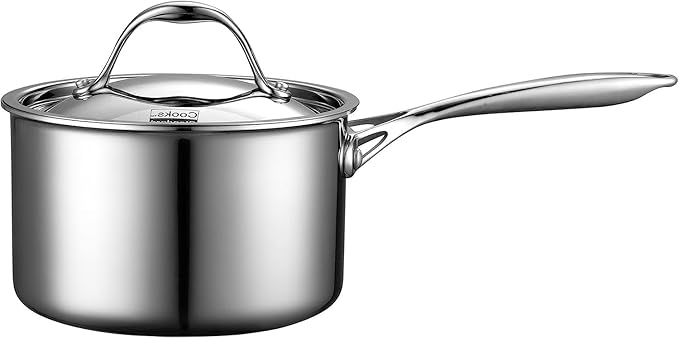 Cooks Standard Multi-Ply Clad Saucepan, 3 Quarts, Silver