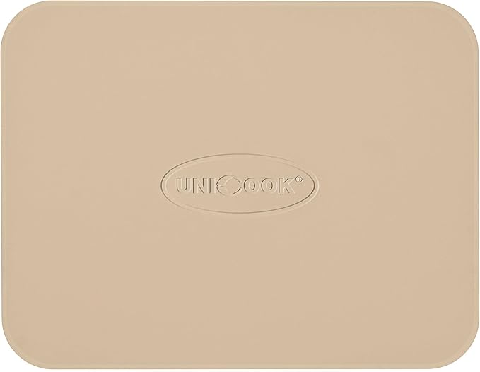 Unicook 15 x 12 Inch Pizza Stone for Oven and Grill, Cordierite Rectangular Baking Stone, Thermal Shock Resistant, Ideal for Baking Crispy Pizzas, Bread and Cookies