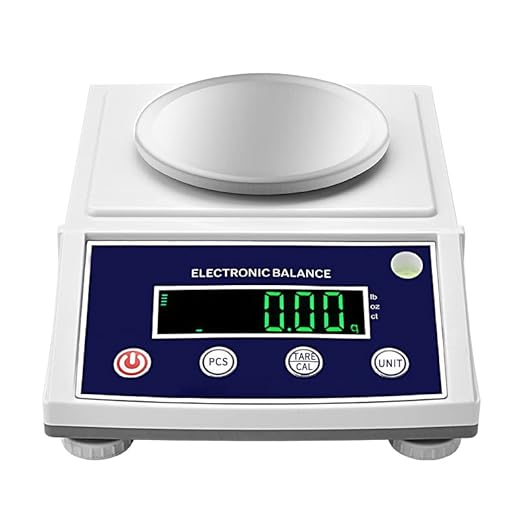Hochice High Precision Lab Gram Counting Scale Scientific Analytical Laboratory Balance Digital Electronic Scale Jewelry Scales 1000gx0.01g Accurate with RS232 Port&Windshield