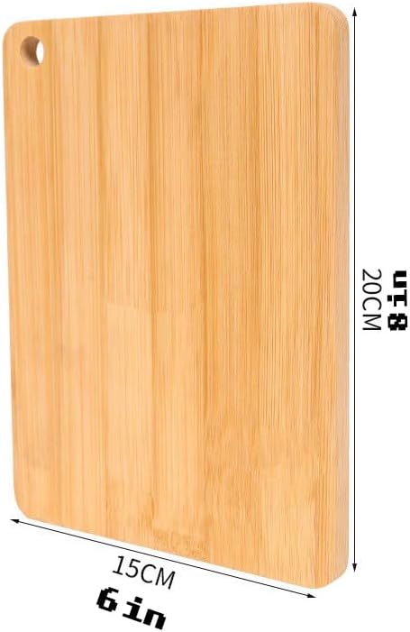 Bamboo Cutting Board Set Durable Wood Cutting Boards for Kitchen with Deep Juice Grooves Ideal Charcuterie Chopping for Meat, Vegetables and Fruits Ideas Kitchen GiftSet(Small Set of 2(M+M)