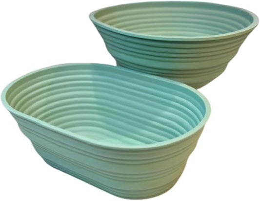 Banneton Bread Proofing Basket, Sourdough Baking Supplies, Sourdough Starter Kit Beginners, Bread Lame, Danish Dough Whisk, Bread Basket, Sourdough Banneton Basket (Sage Green 2)