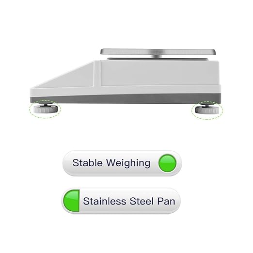 Hochice High Precision Lab Gram Counting Scale Scientific Analytical Laboratory Balance Digital Electronic Scale Jewelry Scales 1000gx0.01g Accurate with RS232 Port