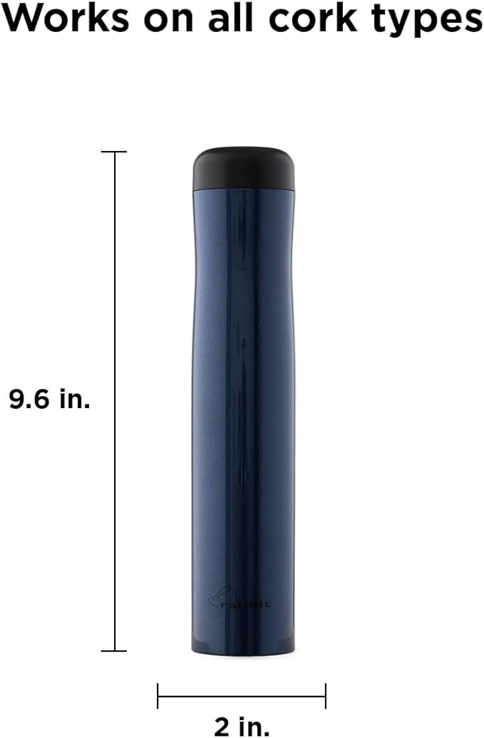 Rabbit Automatic Electric Wine Opener Corkscrew, Rechargeable