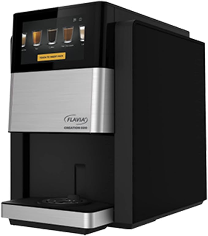 Flavia Creation 600 Brewer, Makes Coffee, Lattes, Tea, and other Hot or Cold Beverages with Single-Serve Freshpacks, Multiple Brew Sizes
