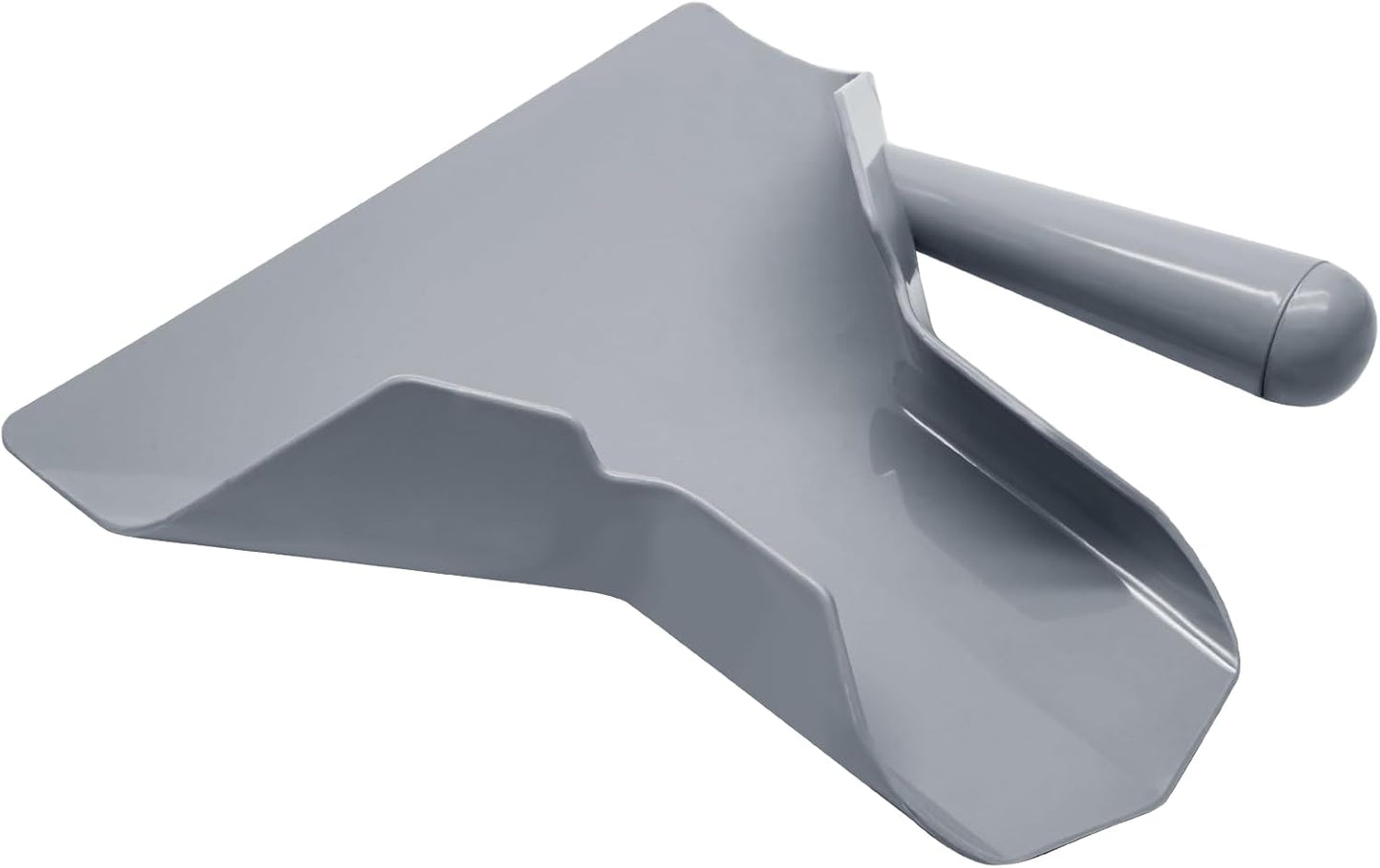 Polycarbonate French Fry Popcorn Scoop, Quick Fill Tool for Food Bags & Boxes, Multipurpose Utility Scooper for Bagger French Fries, Snacks, Desserts, Ice, Dry Goods(Right Handle)