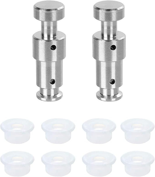 2 Pack Float Valve for Instant Pot with 8 Silicone Caps for Instant Pot Duo 3, 5, 6 QT, Duo Plus 3, 6 QT, Ultra 3, 6, 8 QT Replacement Float Valve by ZYLONE
