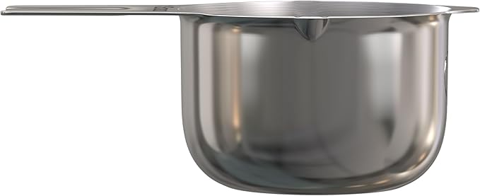 Color Up 1 Cup Pet Food Scoop – Stainless Steel Dog Food Scoop Cup (16 Tbsp) – Heavy-Duty, Rust-Resistant Measuring Scoop for Dogs, Cats, Birds & Rabbits – Ideal for Dry Food & Treats