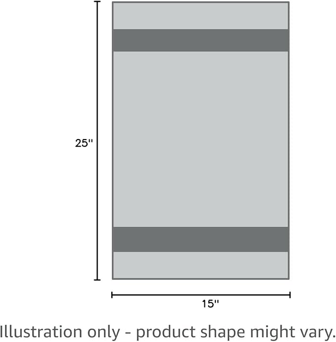 PurpleEssences Waffle Weave Kitchen Towel, 100% Cotton 15x25 Inches, with Hanging Loop Soft Absorbent Quick Drying Dish Cloth, Tea and Hand Towels, 6 Pack - Christmas Holiday Winter - Dark Grey