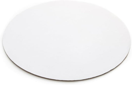 Fox Run Round Cake Base, Cardboard, 12-Inch, Pack of 8,White