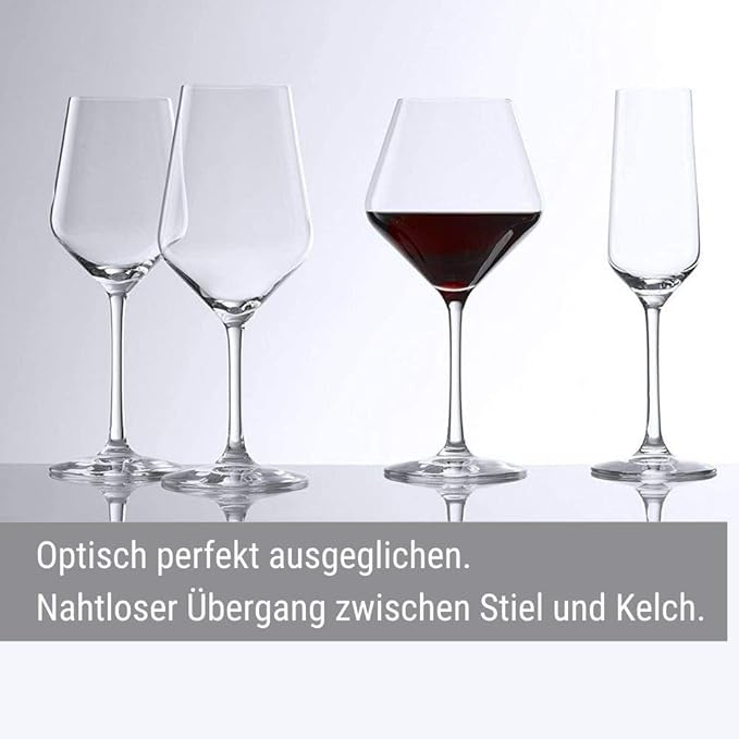 Stölzle Lausitz Champagne Glasses Revolution Set of 6, 6 3/4 oz – Elegant Crystal Glasses Ideal for Champagne, Prosecco & Sparkling Wines – Dishwasher Safe & Made in Germany