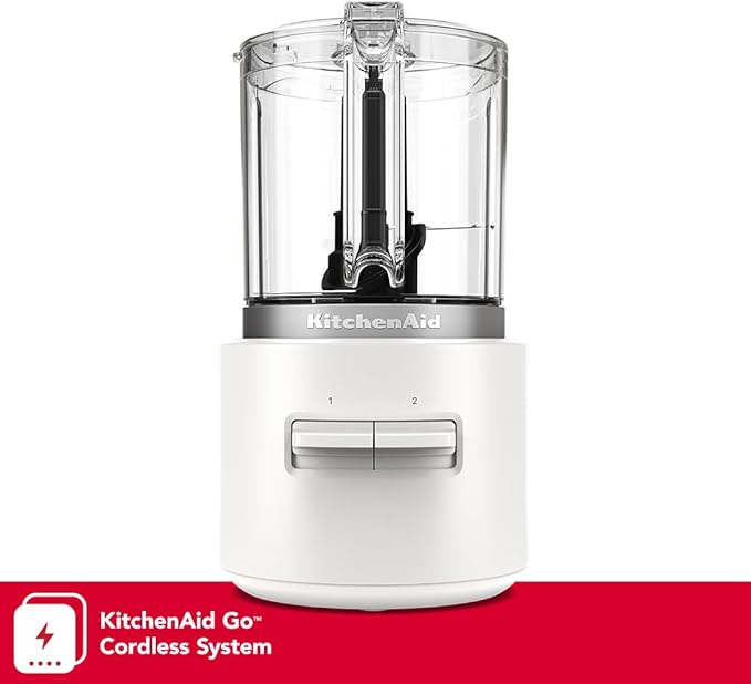 KitchenAid Go Cordless Food Chopper - battery sold separately, KFCR500, Porcelain White