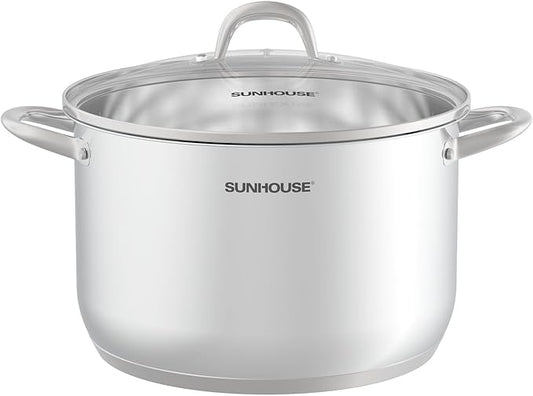 SUNHOUSE Cookware for Cooking (STOCK POT, 13 Quarts)