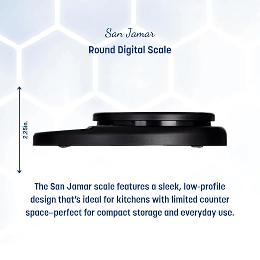 Escali Primo NSF Listed Digital Scale, 11 lb/5 kg, Black (SCDGP11BK)