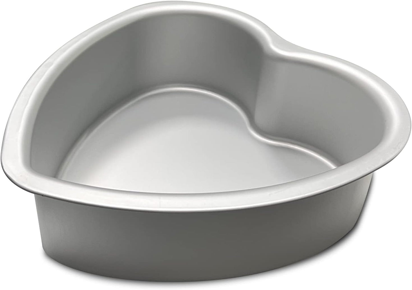 Heart-shaped cake pan, heart-shaped cake tin, aluminum, 3-inch deep, 8-inch heart-shaped, for weddings, parties, family and other occasions cake (8 x 3 Inch)