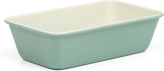 Martha Stewart Gallen 9-Inch Nonstick Carbon Steel Loaf Pan – Teal, Durable Bakeware for Even Baking and Easy Release
