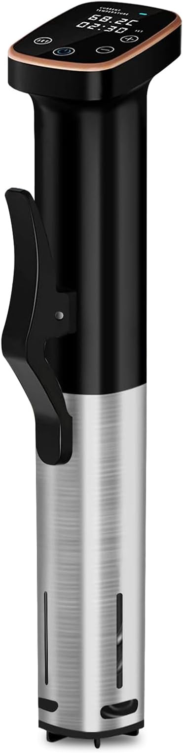 Sous Vide Cooker, Sous Vide Machine 1100 W, Immersion Circulator Precisional Cooker with Touch Control, Accurate Temperature, Ultra-quiet, IPX7 Waterproof, Fast Heating and Time Control