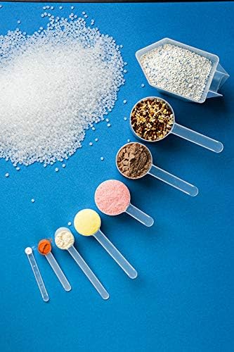 3/8 Cup (3 Oz. | 6 Tablespoon | 90 mL) Long Handle Scoop for Measuring Coffee, Pet Food, Grains, Protein, Spices and Other Dry Goods (Pack of 100)