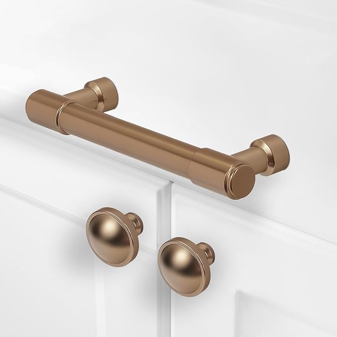 10 Pack Dark Champagne Bronze Kitchen Cabinet Knobs Cabinet Knobs Gold Drawer Knobs Kitchen Hardware Solid Cupboard Knobs Drawer Knobs