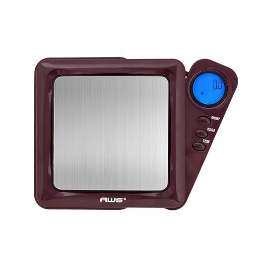 Blade Series - Digital Precision Pocket Weight Scale - Lightweight 650G X 0.1 G - (Red) - AMERICAN WEIGH SCALES