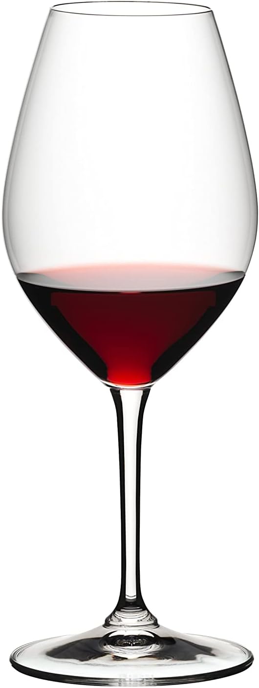 Riedel Wine Friendly Red Wine Glasses, Set of 4-23 Fl. Oz. Elegant Stemmed Crystal Glass, Made in Germany, Dishwasher Safe, Ideal for Wine Enthusiasts and Sophisticated Tastings (6422/02-4)