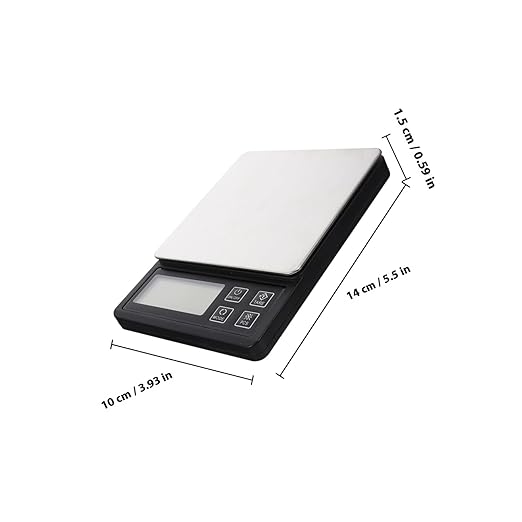 Uonlytech Multi-Function Digital Kitchen Scale Precision Rechargeable Baking Food Gram Scale with LCD Display for Cooking Food Jewelry Weighing