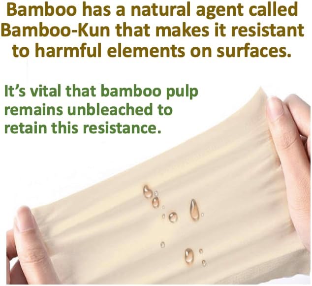 100% Bamboo, thick 3-ply toilet paper, tree-free, unbleached, sustainable, 300 sheets per roll (TP 24)