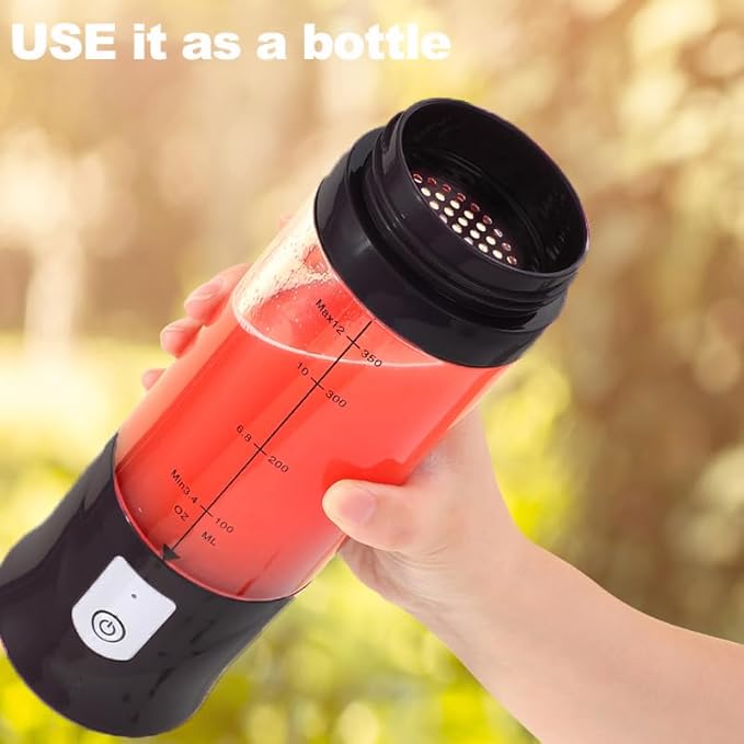 Mini Portable Blender For Shakes and Smoothies,Personal Size Juice Mixing，Leakproof-Lid, Compact, USB-C Rechargeable, Crodless, Convenient for Kitchen, Home, Travel