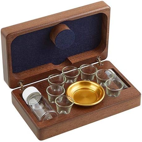 Christian Brands Wood Communion Set 7cup