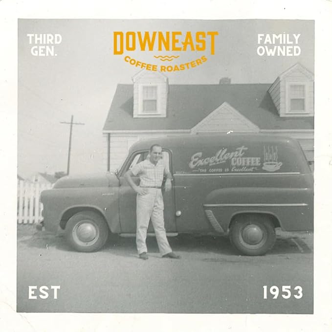 Downeast Coffee Roasters Whole Bean Coffee - Morning Breakfast Blend, Light Roast, 100% Arabica Coffee - Smooth, Bright and Balanced - South American Highlands Blend (2lb Bag, Pack of 6)