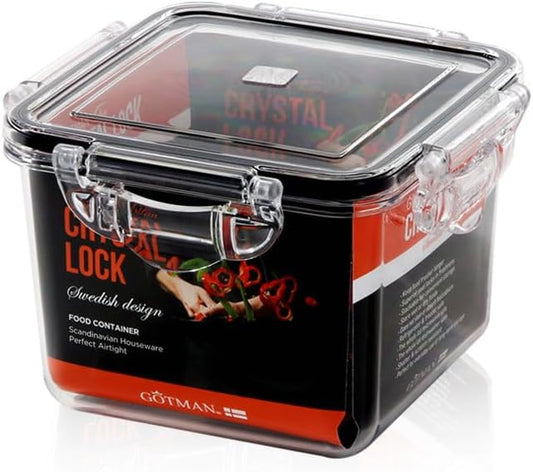 Airtight Food Storage Container With Lid (87.9 oz) - Leak-Proof Large container| BPA-Free | Meal Prep | Microwave, Freezer and Dishwasher Safe | Kitchen Fridge Organizer Boxes | Fresher Food