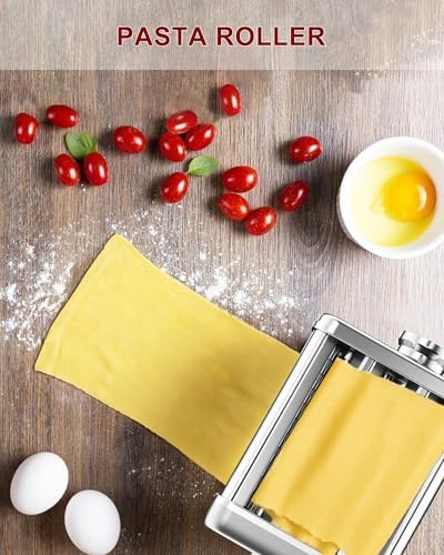 3IN1 Pasta Maker Attachment for All KitchenAid Mixers, Kitchen aid Pasta Attachment Includes Pasta Sheet Roller, Spaghetti Cutter & Fettuccine Cutter, with Cleaning Brush