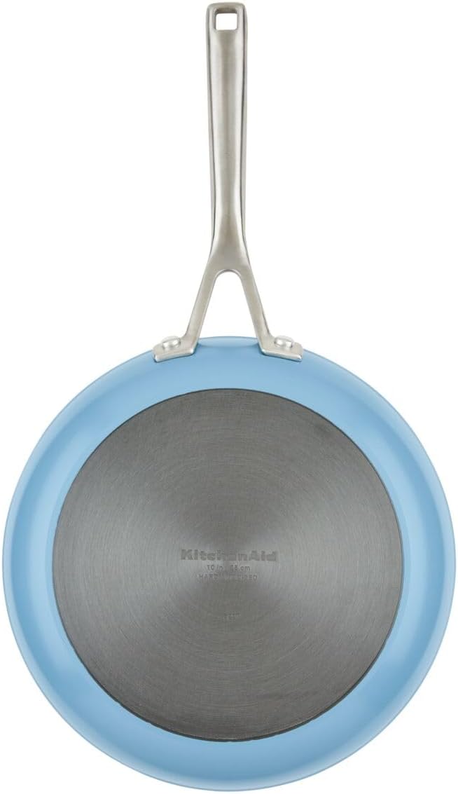 KitchenAid Hard Anodized Ceramic 9-Piece Nonstick Cookware Set – Includes Fry Pans, Saucepan, Stockpot, Durable, Even Heating, Oven Safe to 500°F, Blue Velvet