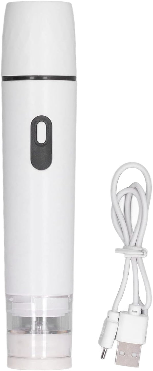 Vacuum Food Sealer, Rechargeable Handheld Vacuum Pump, Electric Air Pump for Food Storage (White)