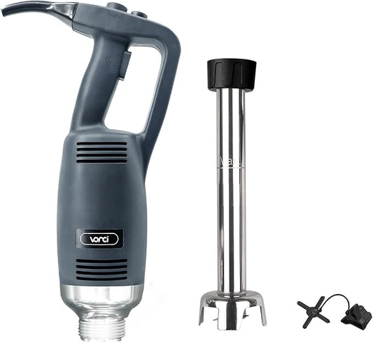 VONCI 750W Commercial Immersion Blender, Electric Hand Blender with 12" Detachable Shaft, Variable Speed 8000-19000RPM,Industrial Immersion Blender for Restaurant Kitchen.Extra Heavy Duty Hand Mixer.