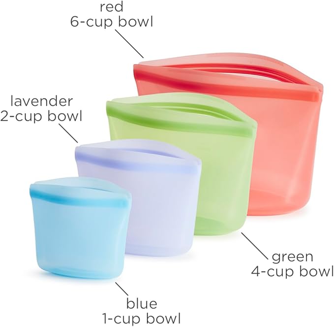 Silicone Stasher Bags Assorted 4pk - Thumbnail 5