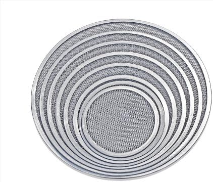 New Star Foodservice 50684 Restaurant-Grade Aluminum Pizza Baking Screen, Seamless, 14-Inch