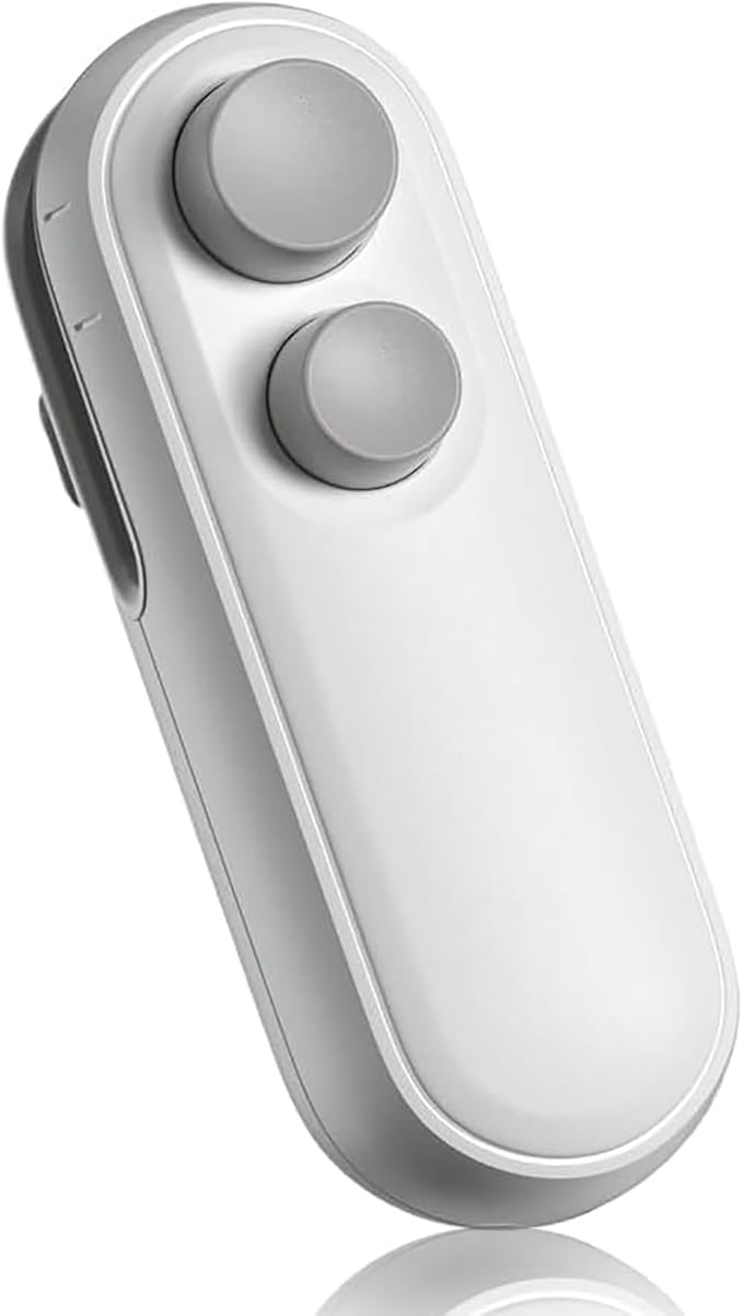 2 in 1 USB Rechargeable Chip Bag Sealer Heat Tool,2026 Uograde Mini Bag Sealer with Cutter and Magnet,Portable Heat Vacuum Sealers Food Sealer Bag Sealing Machine for Plastic Bags Snack Bag (White)