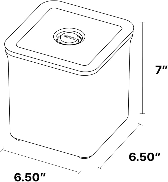 Premium Airtight Food Storage Containers, 3.28qt 1 Piece, Smart One-Click Seal Lid, No Hinges, Patented Double Silicone Lining, 100% Leak Proof, BPA-FREE, Dishwasher, Microwave Safe