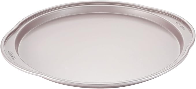 CHEFMADE Pizza pan, 14 Inch Non-Stick Pizza Tray Bakeware for Oven Baking (Champagne Gold)