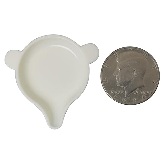 Weighing Powder Pans Scale Pan Narrow Spout Plastic Weighing Dishes Diamond Electronic Balance Scale Jewelry Tool Can Weigh Liquid, Powder, Gems, etc.