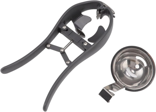 Egg Cracker, Automatic Stainless Steel Egg Opener Eggshell Cutter Tool Egg Yolk White Separator Egg Cracking Tool for Baking Cake, Creative Kitchen Tools